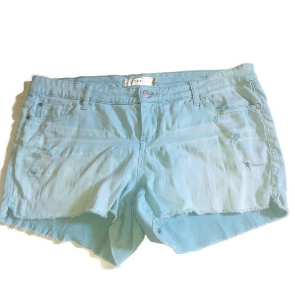 torrid Pants - Torrid size 18 distressed jean shorts light blue